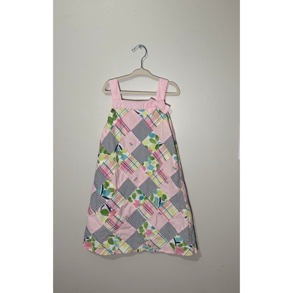 Gymoboree Size 6 Girl's 100% Linen Spring Y2K 2009 Dress